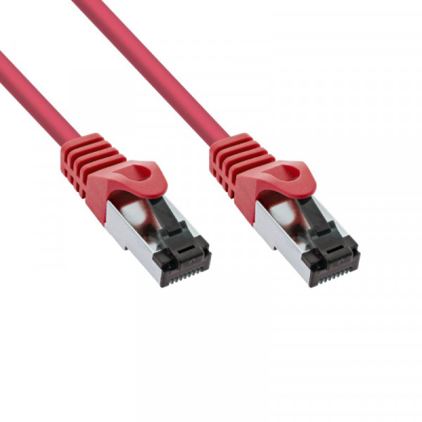 S/FTP CAT8.1 40 Gigabit Netwerkkabel - CU - 0,5 meter - Rood