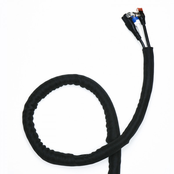 Cavus Kabelsok - 10 mm - Zelf Wikkelend - 1,5 meter - Zwart