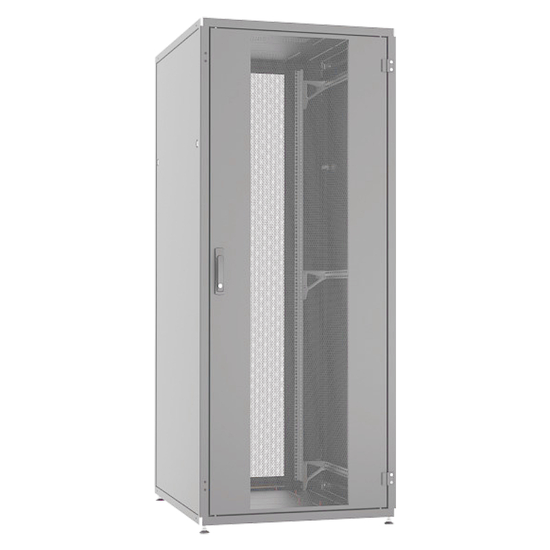 Serverkast 19"- 42U - 800 x 1000 mm - PRO - Voorgemonteerd - Grijs