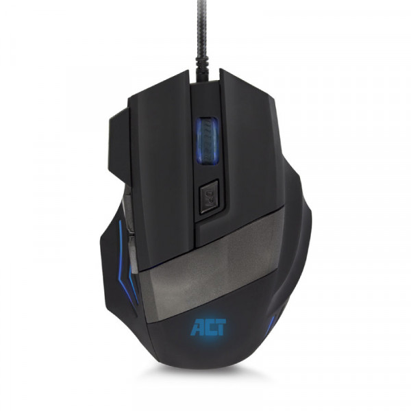 ACT USB Multi-color Gaming Muis 3200 dpi Zwart