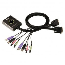 Aten CS682 2-Poorts DVI+USB+Audio KVM Switch