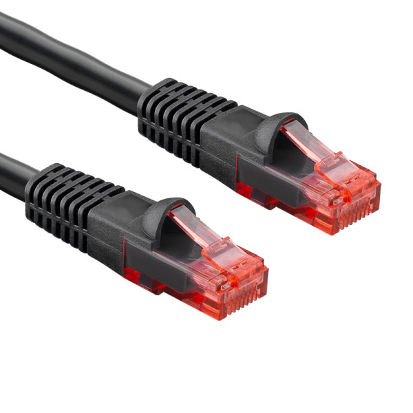 UTP CAT6 Gigabit Netwerkkabel - CU - Outdoor - 10 meter - Zwart