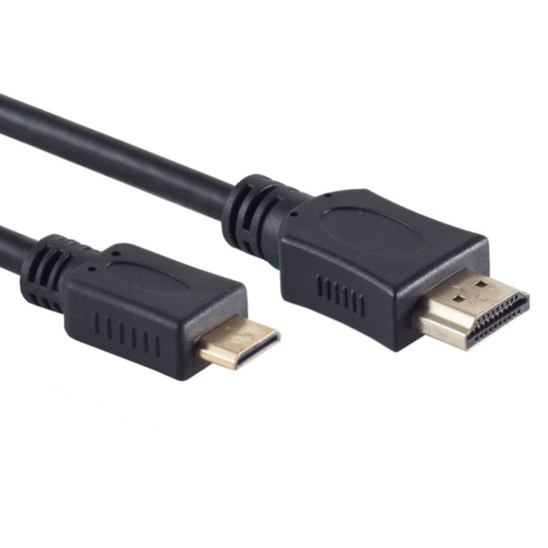 S-Conn HDMI - Mini-HDMI 2m 2m HDMI Mini-HDMI Zwart HDMI kabel