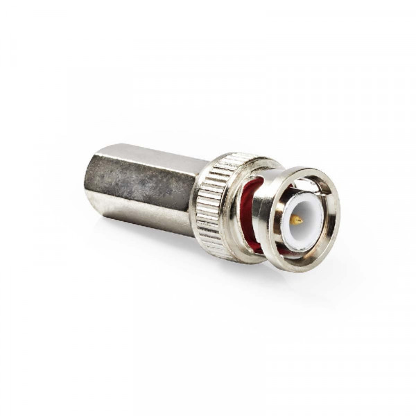 Connector BNC 5.0 mm Male Metaal Zilver