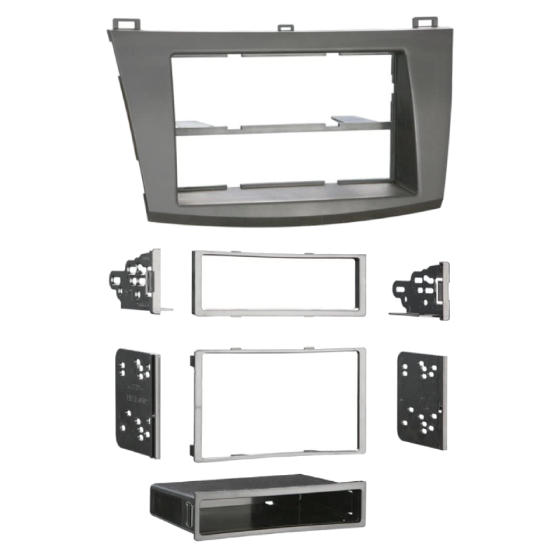 2 Din Radiomontageframe voor Mazda 3 (2010 en later) - Zwart f4d62e48274e8cebf0ae0c7eca5c5554