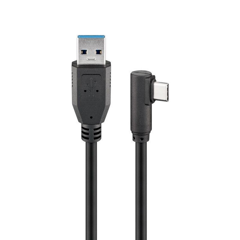 Humanistisch Vijfde Langskomen USB C naar USB A 3.0 haaks 2 Meter