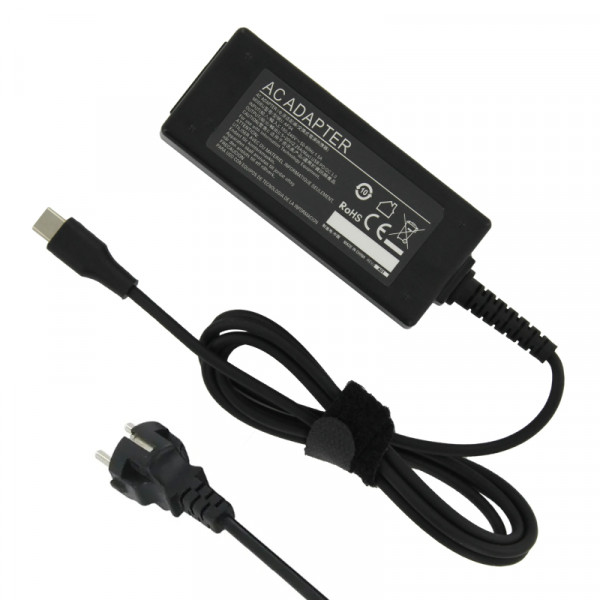 Voedingsadapter 9-20V / 2,25-3A / 45W - USB-C voor Laptops en notebooks