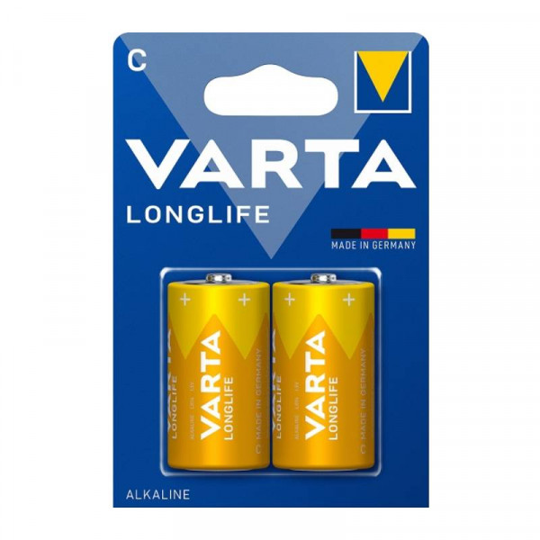 VARTA 2x C Batterij - Alkaline Longlife - Energy - 1,5V