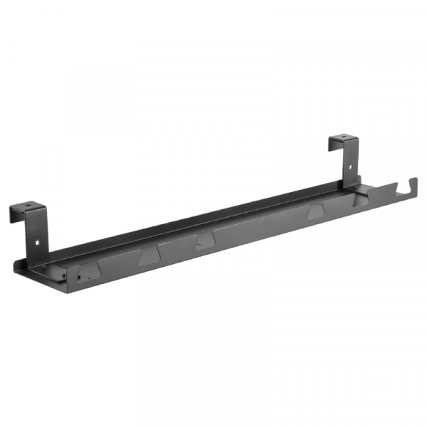 Kabelorganizer - Universele montage onder tafel of bureaublad - 0,6 meter - Zwart