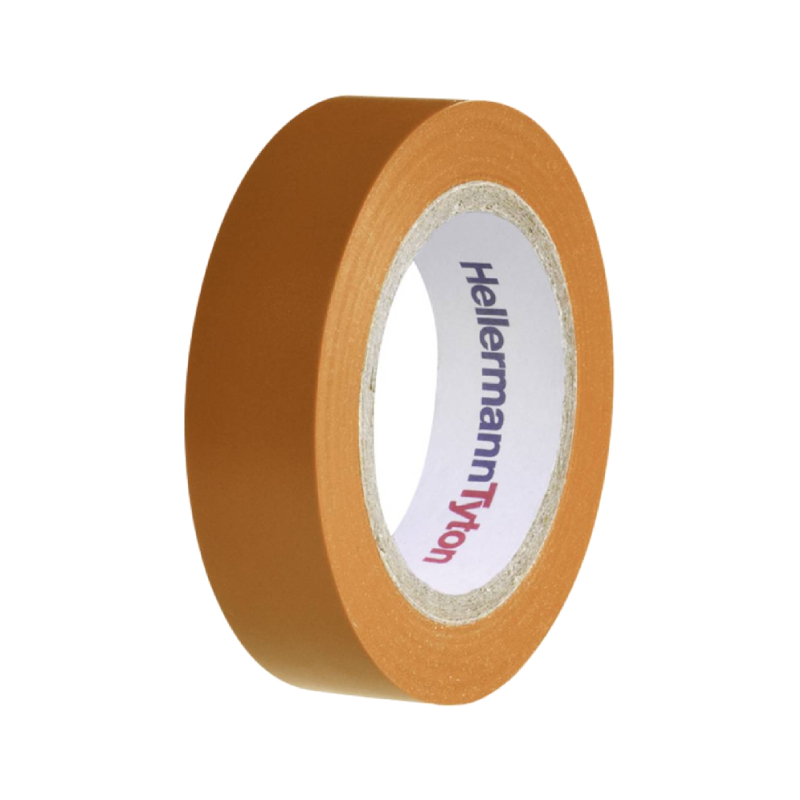 HellermannTyton HelaTape Flex 15 710-00110 Isolatietape HelaTape Flex 15 Oranje (l x b) 10 m x 15 mm 1 stuk(s)