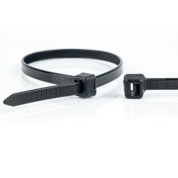 Kabelbinders - 120 x 2,5mm - Trekkracht tot 8,1kg - UV bestendig - 1000 stuks - Zwart