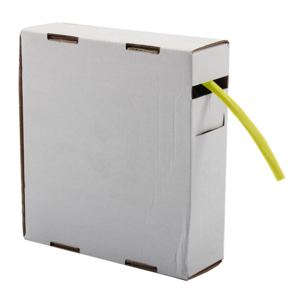 Krimpkous - 2:1 - 12,7 naar 6,35mm - 15 meter - Geel