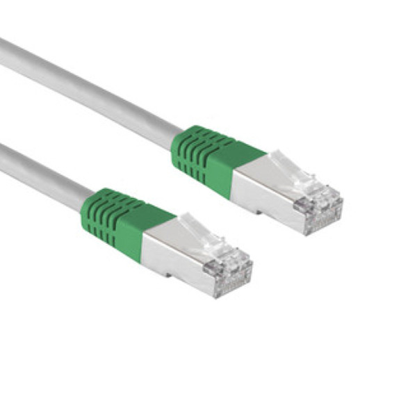 S/FTP CAT6 Gigabit Cross-over Netwerkkabel - CU - 1 meter - Grijs