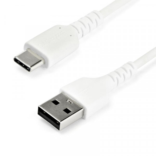 StarTech USB-A naar USB-C kabel - USB 2.0 - TB3 compatible - 1 meter - Wit