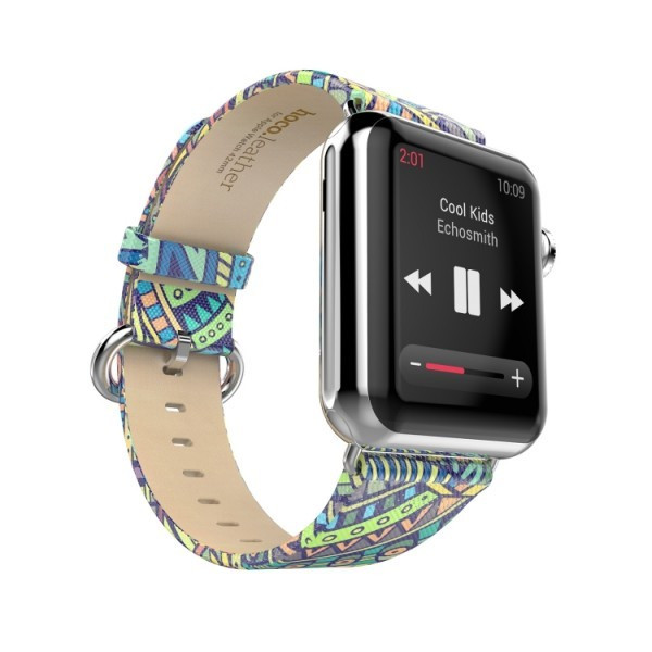 Hoco Kunstleren bandje - Geschikt voor Apple Watch Series 1/2/3 (42mm) - Bohemian stijl