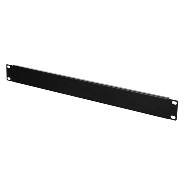 19" Blindplaat - 1U - Zwart