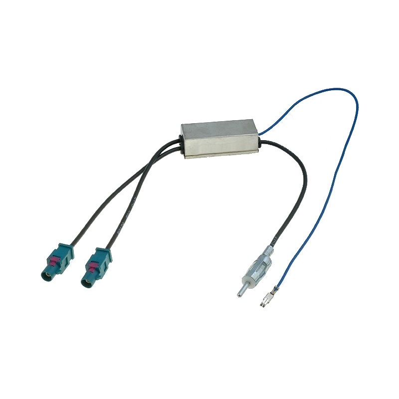 2x Fakra naar DIN verloopkabel met Remote