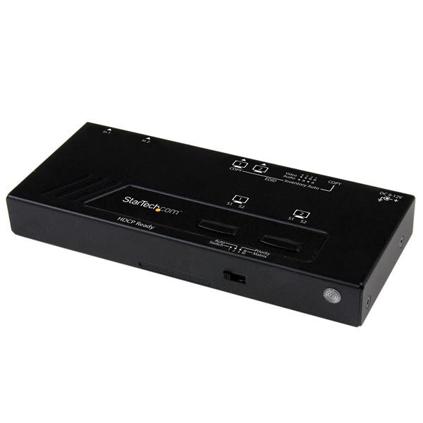 StarTech 2x2 HDMI matrix switch met automatische en prioriteitschakeling - 1080p