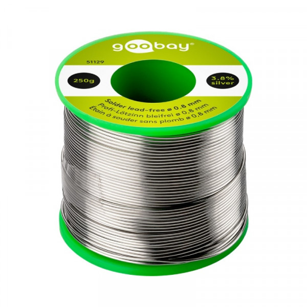 Soldeertin loodvrij 0,8mm 250 gram