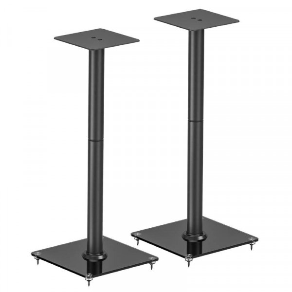 Universele Speaker Vloerstandaard - Tot 25kg - Pro - 2 stuks - Zwart