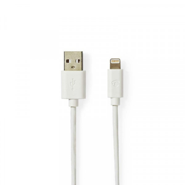 Data en Oplaadkabel Apple Lightning 2m Wit