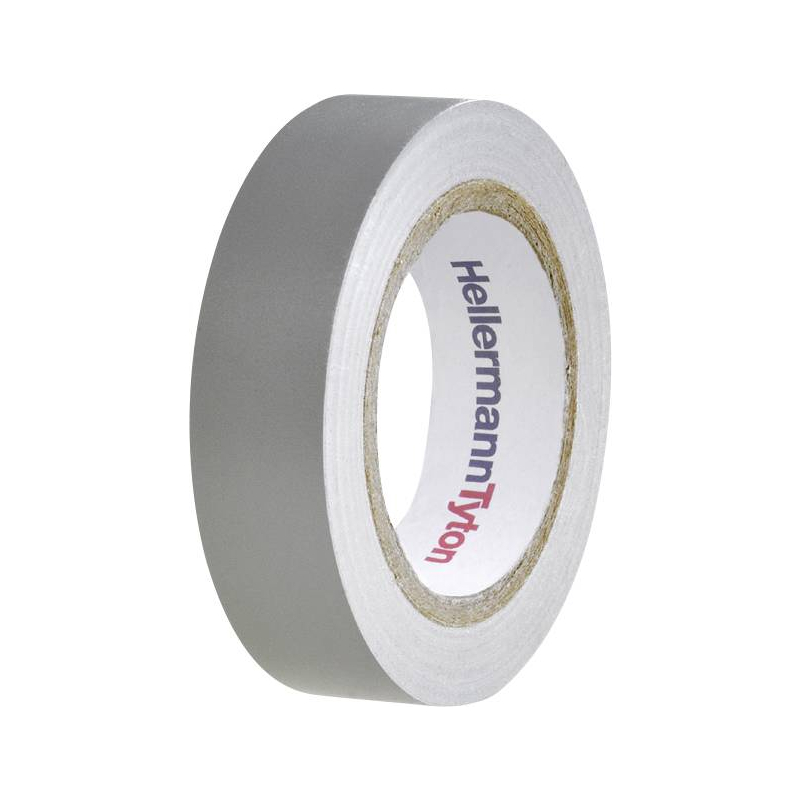 HellermannTyton HelaTape Flex 15 710-00108 Isolatietape HelaTape Flex 15 Grijs (l x b) 10 m x 15 mm 1 stuk(s)