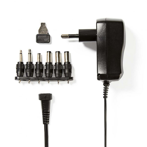 Universele AC/DC Adapter 7.2 Watt - 3 tot 12V met verwisselbare pluggen