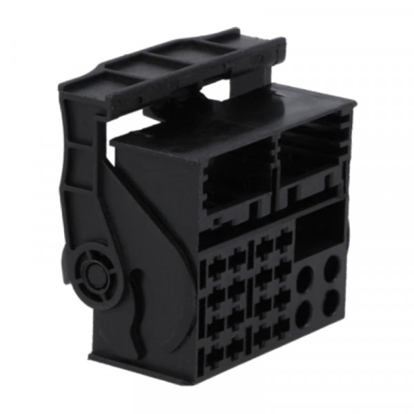 Quadlock Connector Mannelijk - 16-pins - Zwart