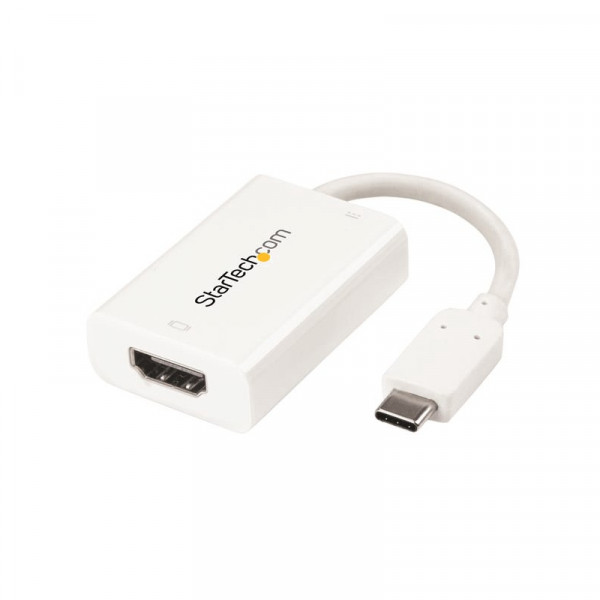 StarTech USB-C naar HDMI video adapter met USB Power Delivery - 4K 60Hz - wit