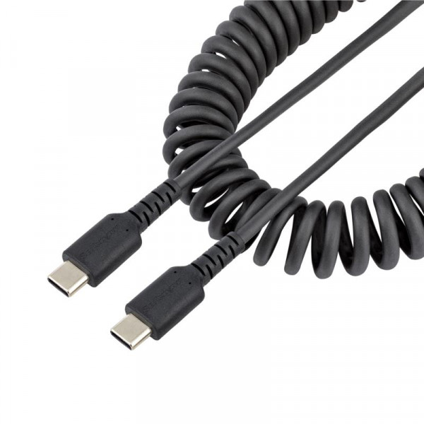 StarTech 0,5 meter USB-C Laadkabel - USB 2.0 Type-C Spiraalkabel