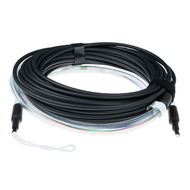 ACT RL2301 10m 4x LC OS2 Geel, Multi kleuren Glasvezel kabel