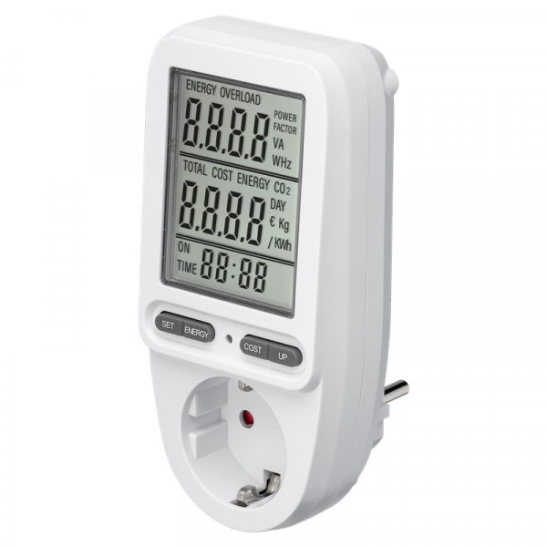Energiemeter - IP20 - 250V - 16A - Premium - Wit