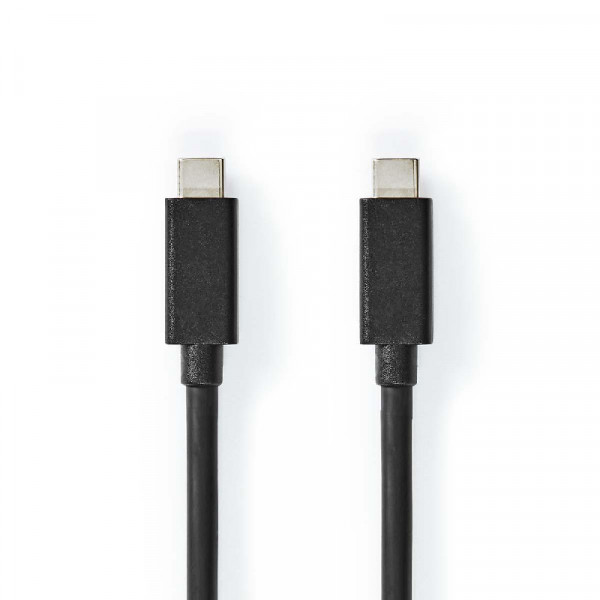 USB-C Kabel - USB 3.2 Gen 1 - 100W PD - 1 meter - Zwart