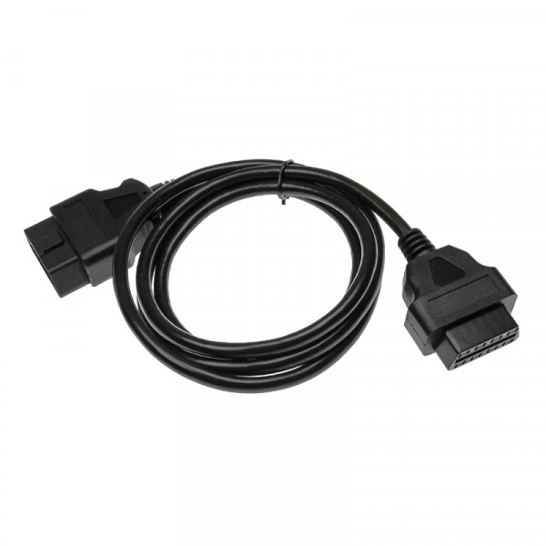 OBD2 Verlengkabel - Geschikt voor OBD II - 16-pins - 1,5 meter - Zwart
