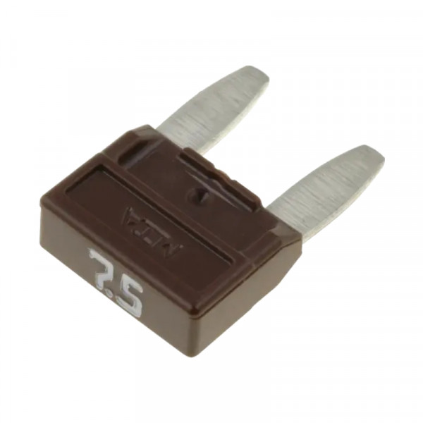 Mini Autozekering - 7,5 Ampere - Bruin - 10 stuks