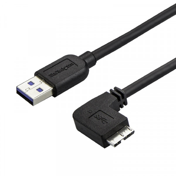 StarTech Slanke Micro USB 3.0 kabel haaks naar rechts - 2m