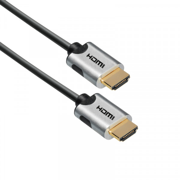 HDMI 2.1 Kabel - 8K 60Hz - Verguld - 0,5 meter - Zilver