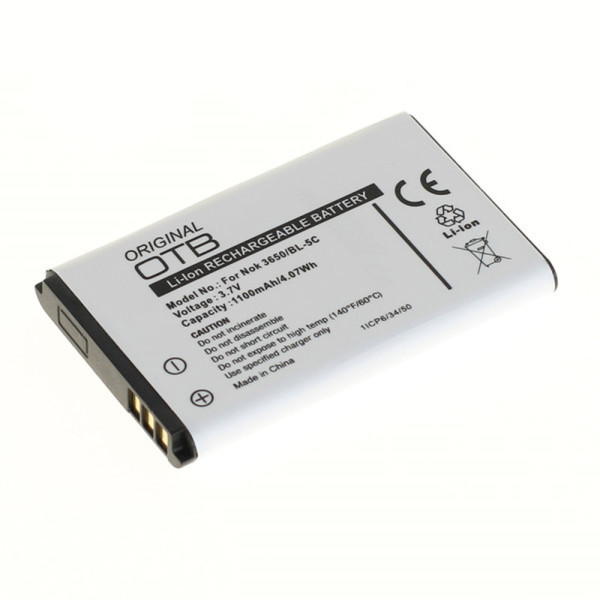 Accu voor Nokia - Diverse modellen - 3,7V - 1100mAh - Wit