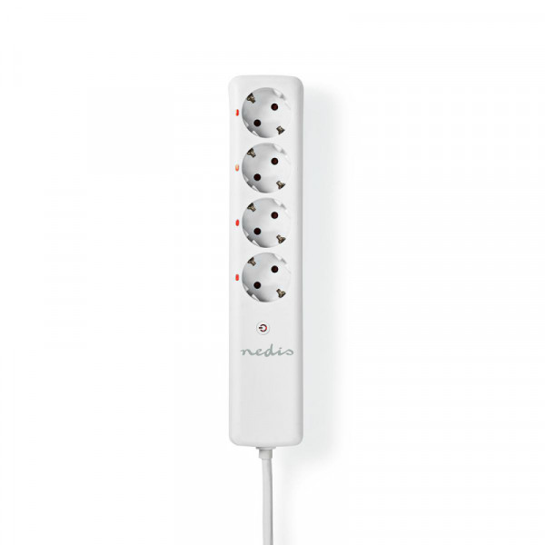 RF Smart 4-voudige Stekkerdoos - 1,7 meter - Wit