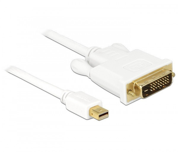 DeLOCK Mini DisplayPort naar DVI-D kabel wit 3 meter