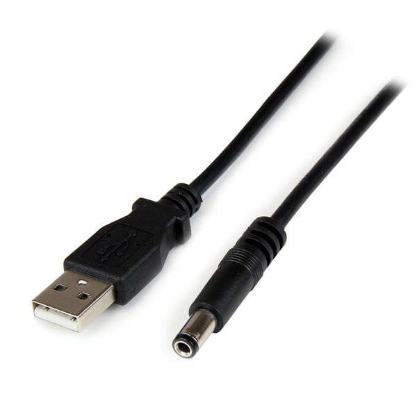 StarTech USB naar 5,5 mm voedingskabel - type N connector - 2 m