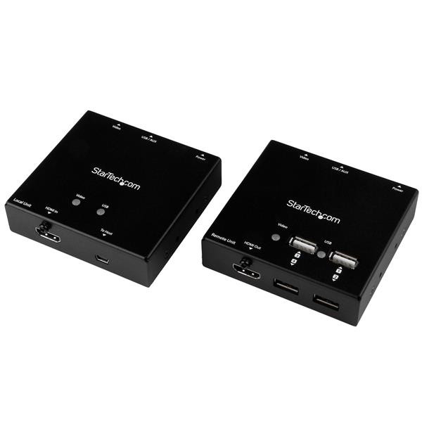 StarTech HDMI over CAT6 Extender met 4-poorts USB Hub - 50m - 1080p