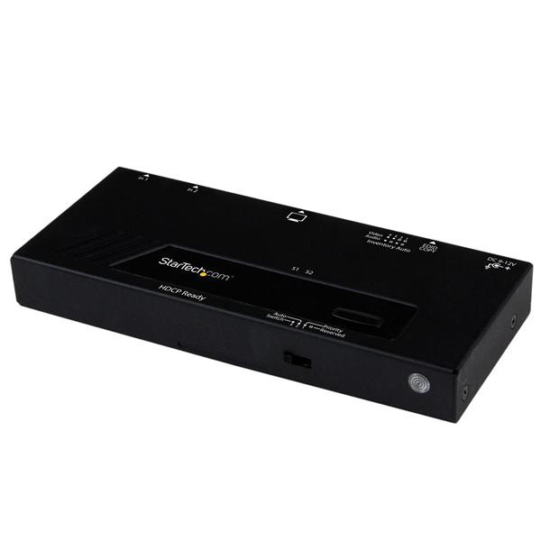 StarTech 2-poorts HDMI switch met automatische en prioriteitschakeling - 1080p