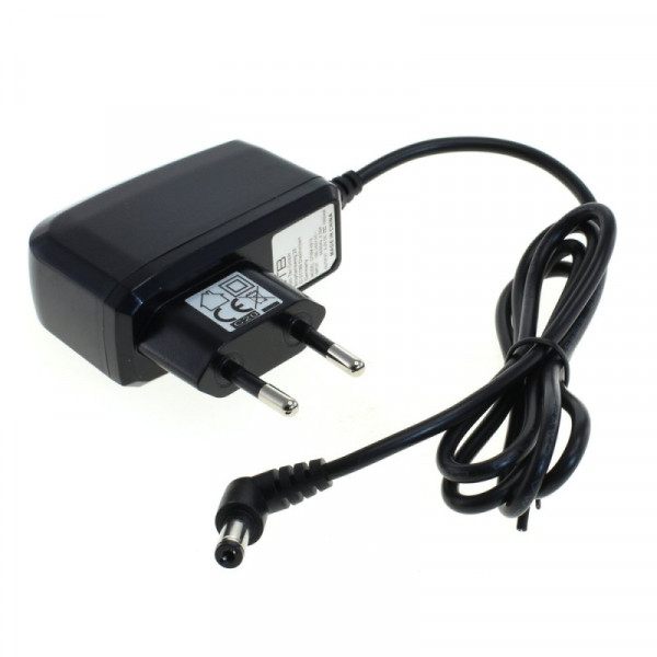 Voedingsadapter voor diverse Arduino - 5,5 x 2,1mm - 9V - 1,5A - 13,5W - 1 meter - Zwart