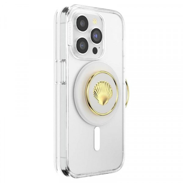 PopSockets - PopGrip MagSafe - Venus white enamel