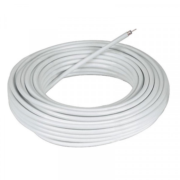 Dynamic 4G Coaxkabel - 100 meter - Wit