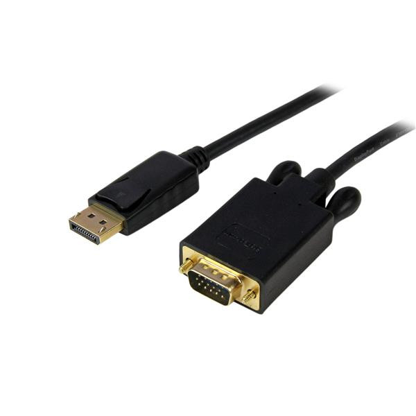 StarTech 1,8 m DisplayPort naar VGA adapter converter kabel - DP naar VGA 1920x1200 - zwart