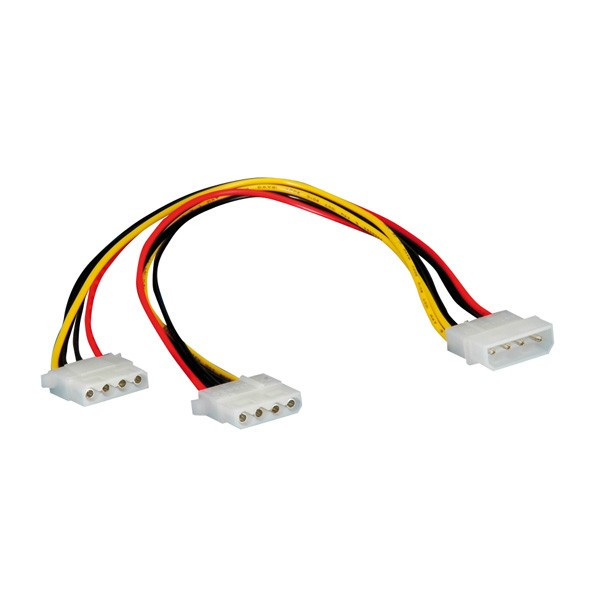 ROLINE Molex stroom Y-Splitkabel