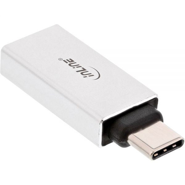 InLine USB 3.1 C mannelijk naar USB A vrouwelijk adapter Wit