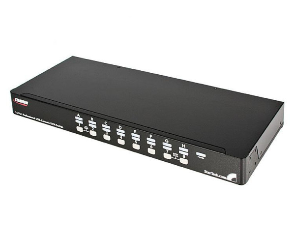 StarTech 16-poort 1U-Rack USB PS/2 KVM-switch met OSD